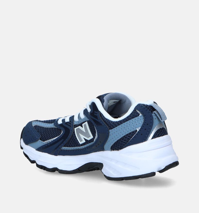New Balance 530 Baskets basses en Beige pour garçons, filles (353432) - pour semelles orthopédiques