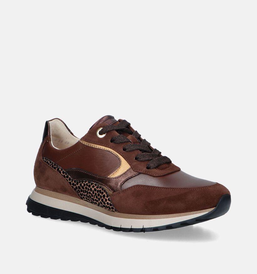 Gabor OptiFit Cognac Sneakers voor dames (344773) - geschikt voor steunzolen