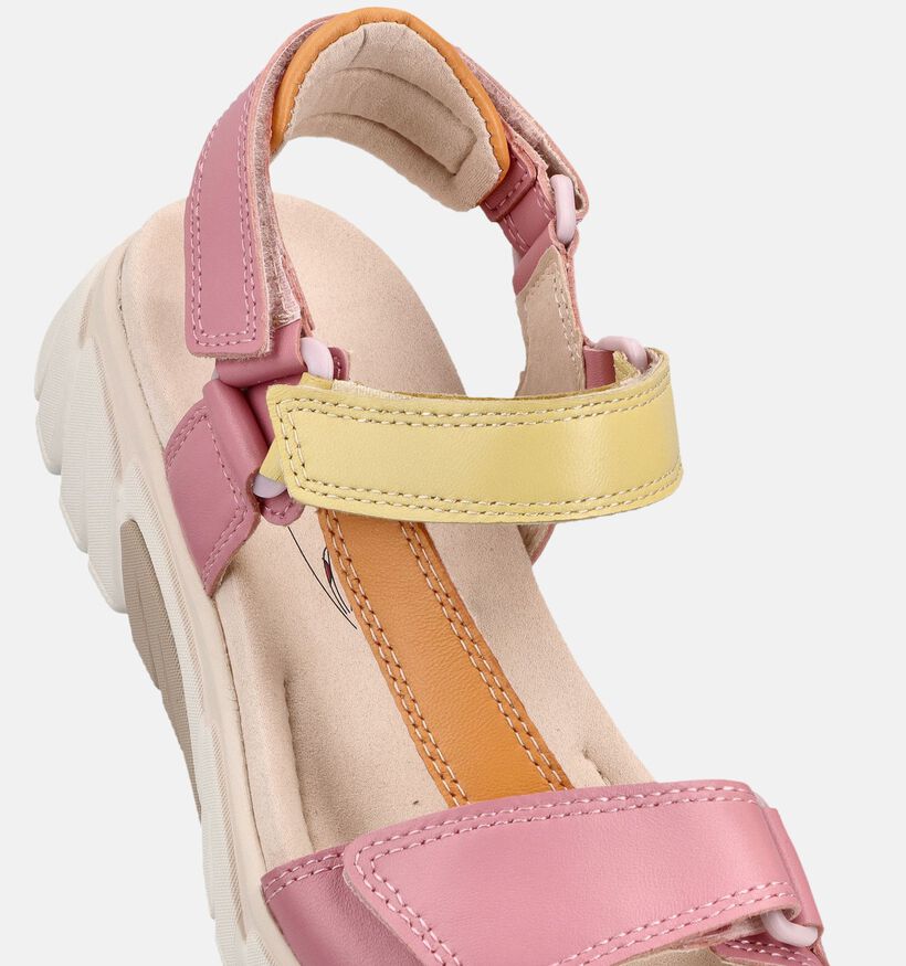 Rollingsoft Sandales plates en Rose pour femmes (369510)