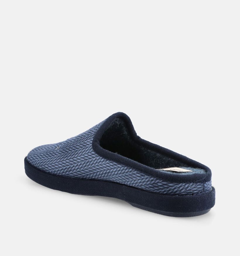 Hush Puppies Dix Zeus Blauwe Open Pantoffels voor heren (378503)