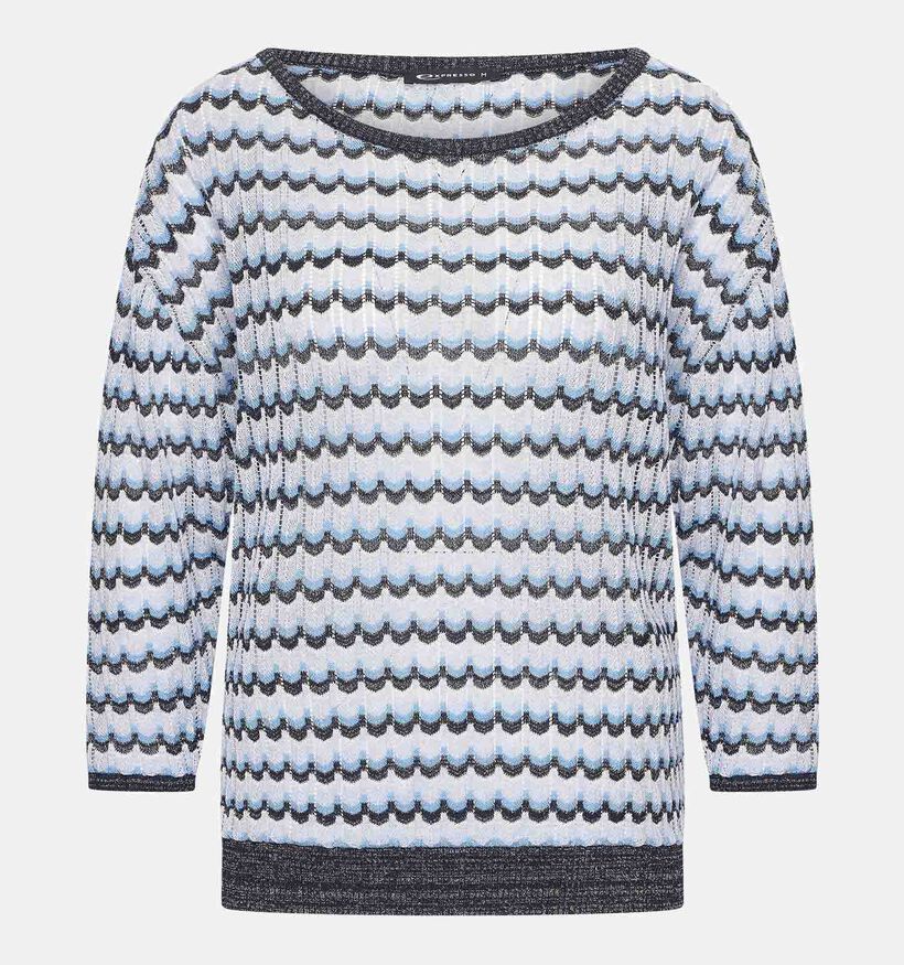 Expresso Blauwe Gebreide Trui voor dames (359604)
