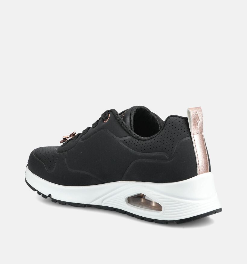 Skechers Uno Gen1 Zwarte Sneakers voor meisjes (376827)