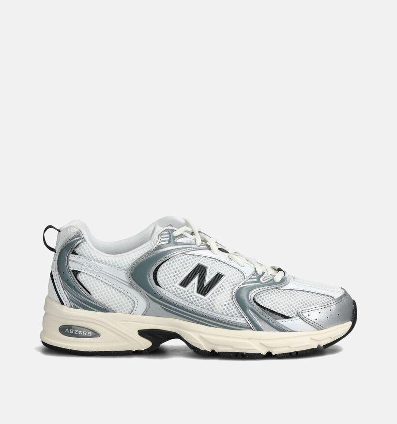 New Balance 530 Witte/Zilveren Sneakers voor heren (358630) - geschikt voor steunzolen