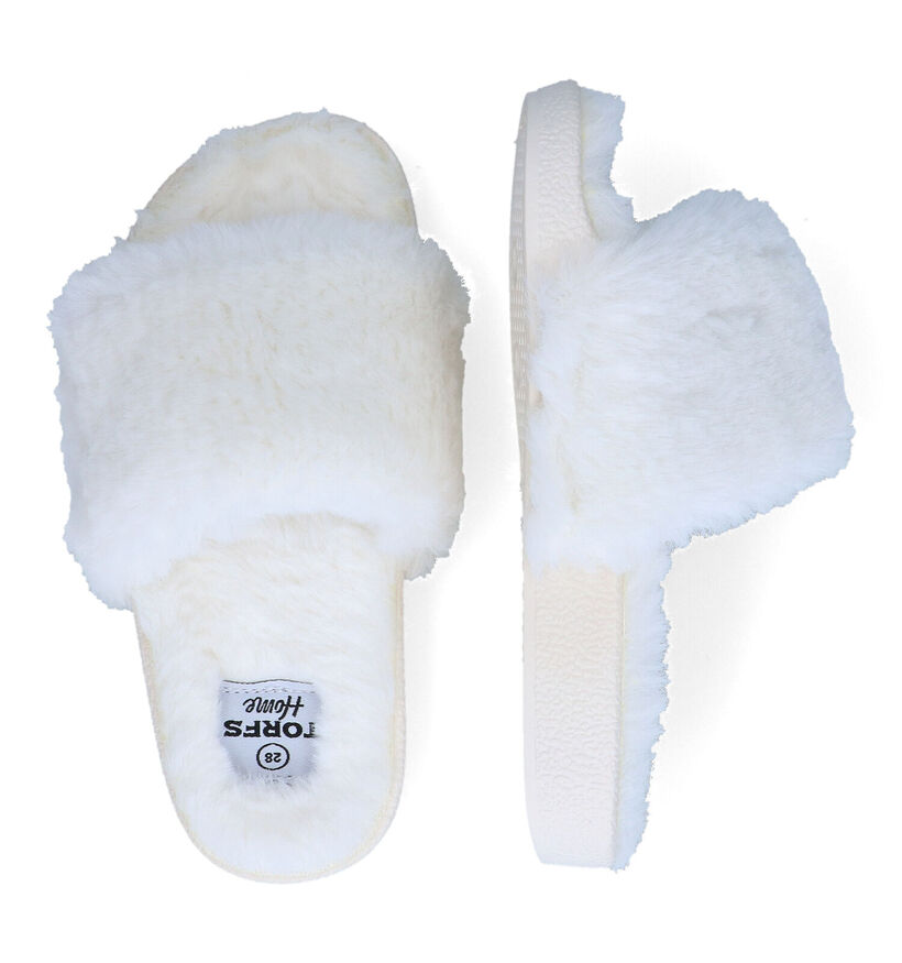 Torfs Home Pantoufles ouvertes en Rose pour filles (348683)