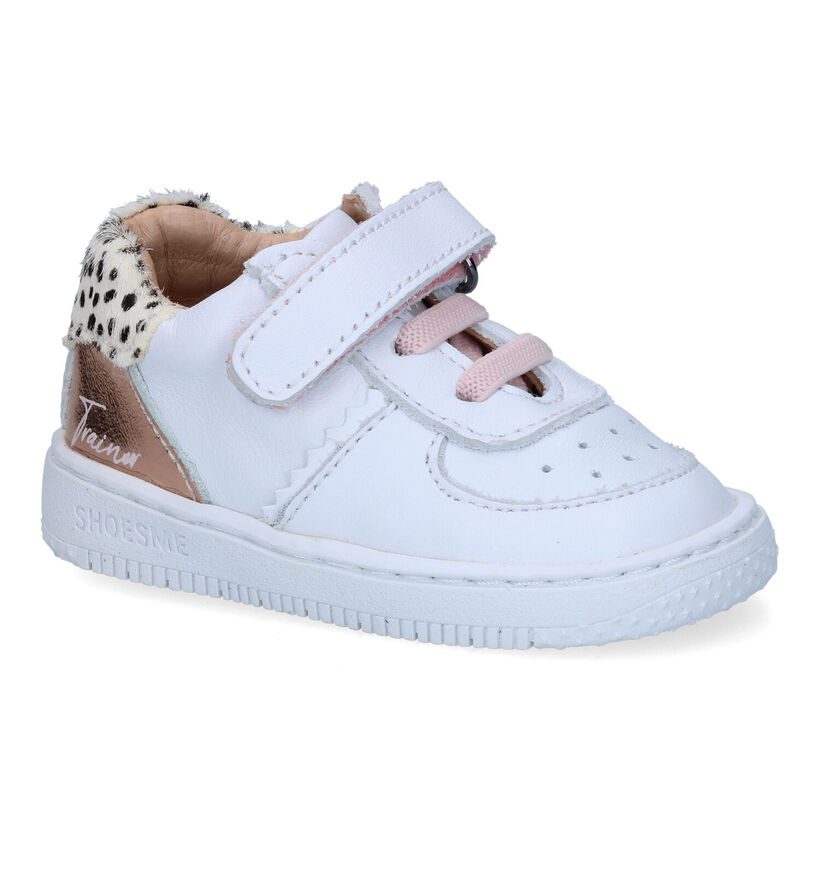 Shoesme Witte Sneakers in leer (320858)