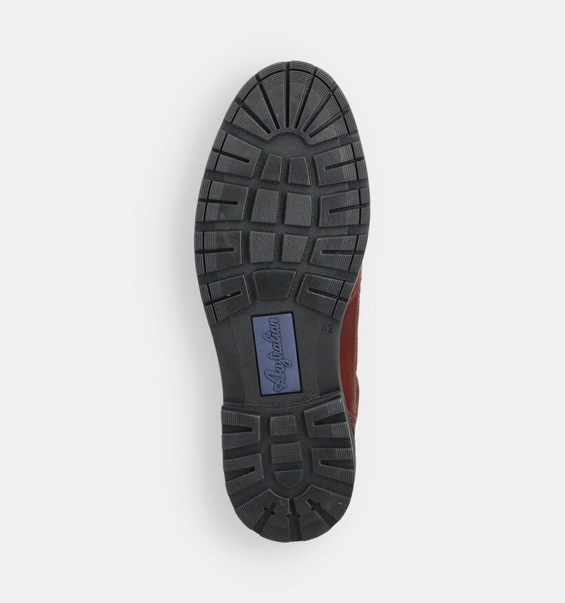 Australian Middelburg Cognac Boots voor heren (361660) - geschikt voor steunzolen