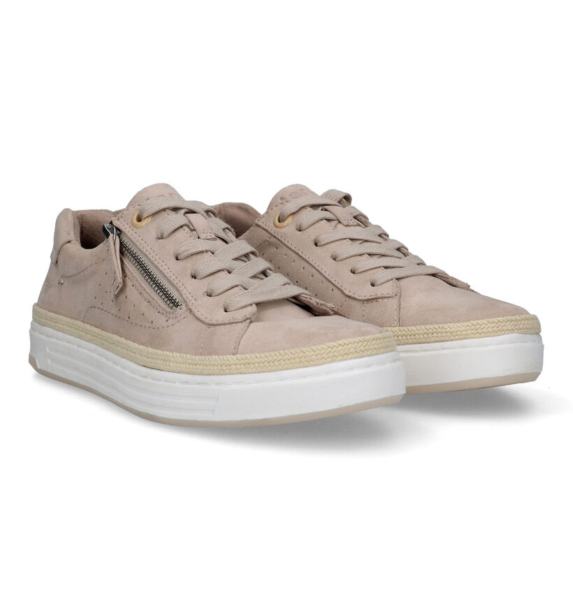 Jana Baskets casual en Beige pour femmes (323006)