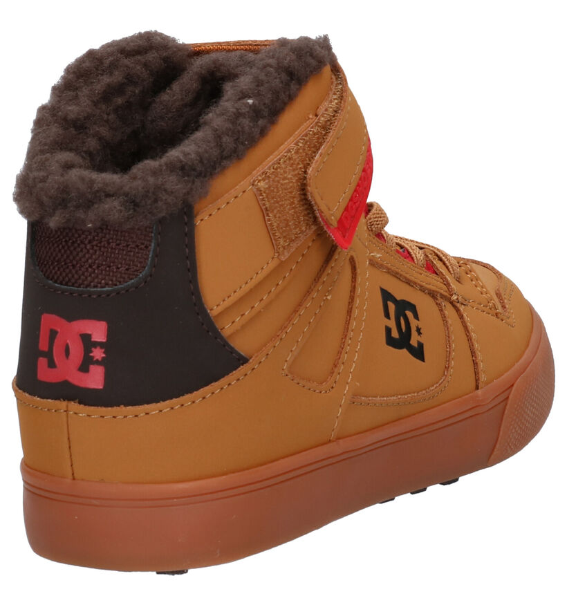 DC Shoes Pure Skate Sneakers en Cognac en nubuck (259569)