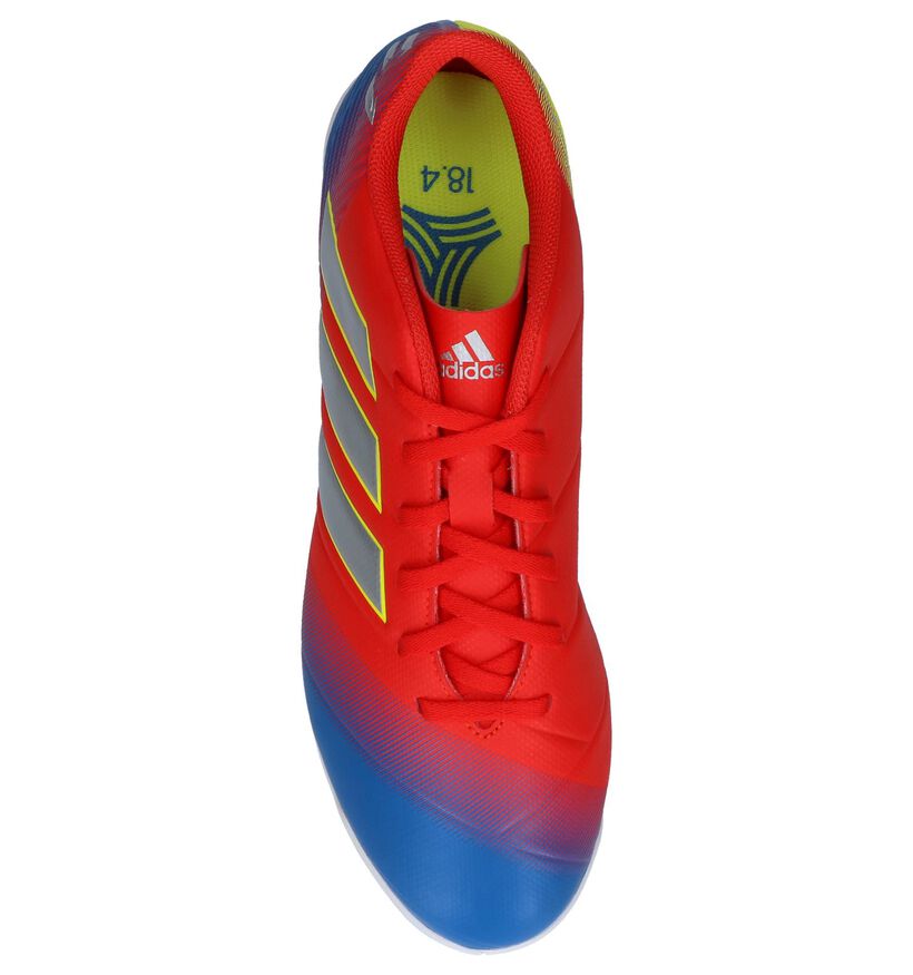 Rood/Blauwe Sportschoenen adidas Nemeziz Messi 18.4 IN, Rood, pdp
