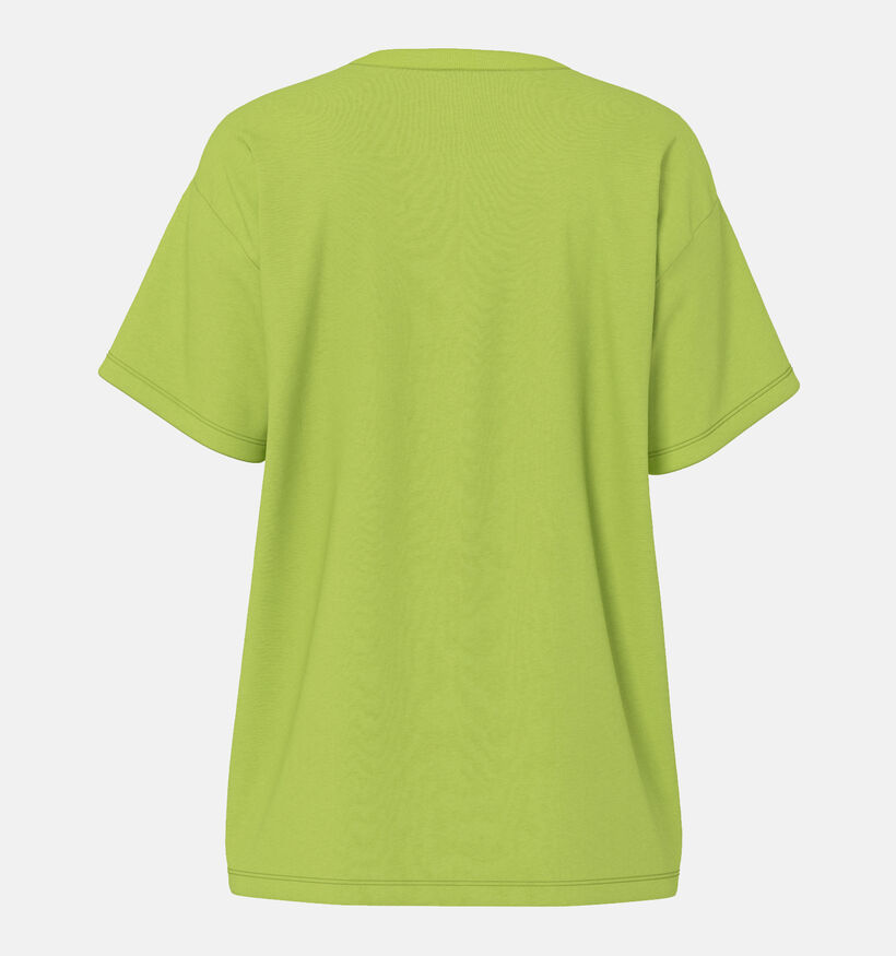 Pieces Mula Oversized Groene T-shirt Pieces Mula Oversized Groene T-shirt voor dames (365631)