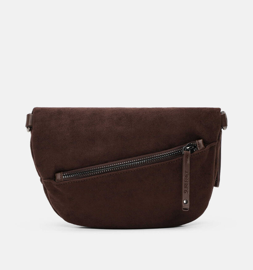 Suri Frey Celly Sac port&eacute; crois&eacute; en Brun fonc&eacute; pour femmes (379135)