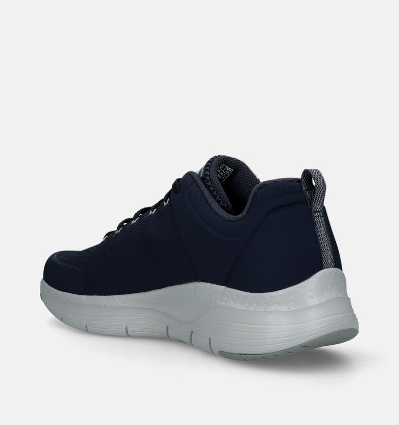 Skechers Arch Fit Titan Blauwe Sneakers voor heren (340805) - geschikt voor steunzolen