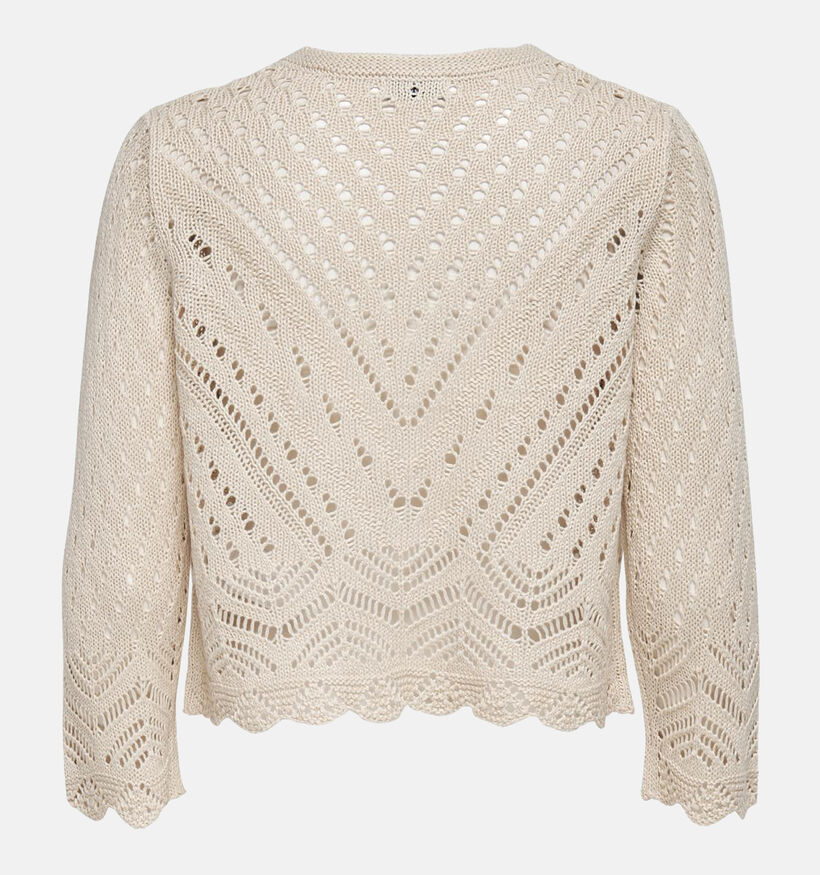 JDY Sun Beige Crochet cardigan voor dames (353256)