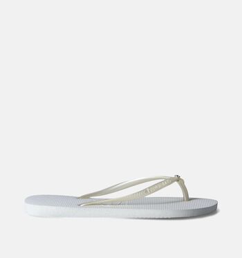 Teenslippers wit