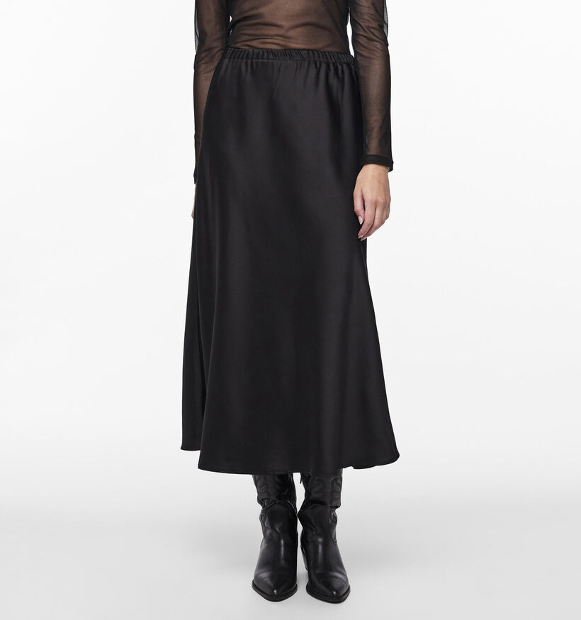 Pieces Norella HW Ankle Groene Satijnen Rok voor dames (339702)