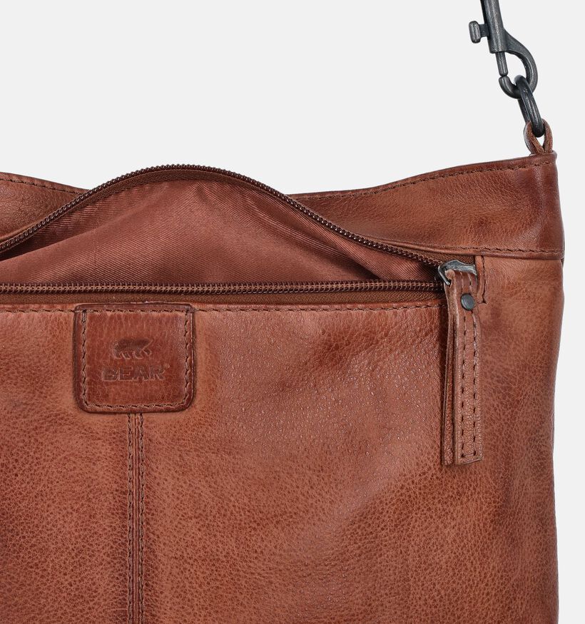 Bear Design Cognac Schoudertas voor dames (358901)