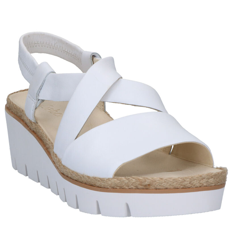 Gabor Best Fitting Witte Sandalen in leer (271627)