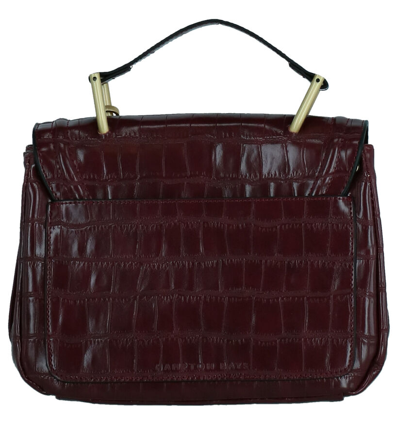 Hampton Bays Bordeaux Crossbody in kunstleer (263676)