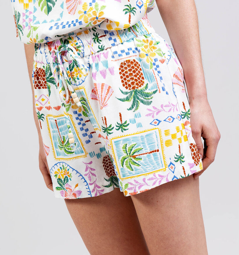 Rue Mazarine Harry Print Seadream Witte/Multi Short voor dames (375871)