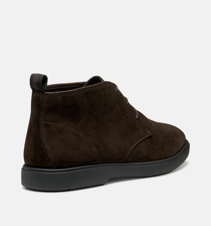 Geox Spherica Donkerbruine Geklede Schoenen voor heren (376394)