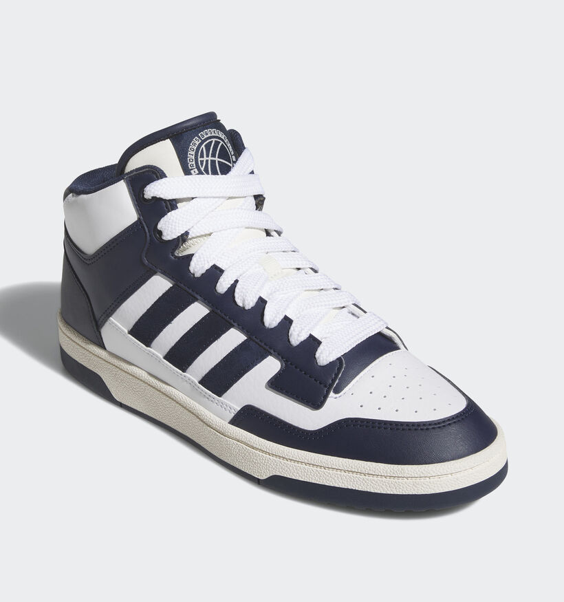 adidas Rapid Court Mid Baskets montantes en Bleu foncé pour hommes (357283) - pour semelles orthopédiques