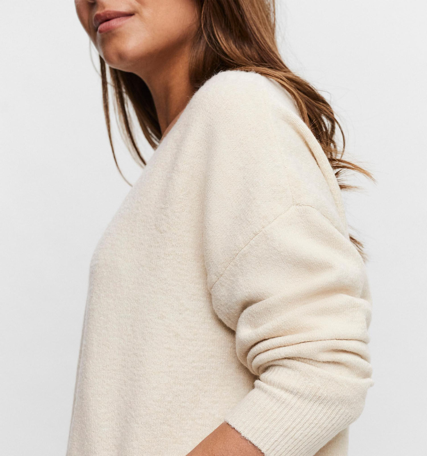 Vero Moda Doffy Ecru Trui Dames Truien Online op TORFS.BE