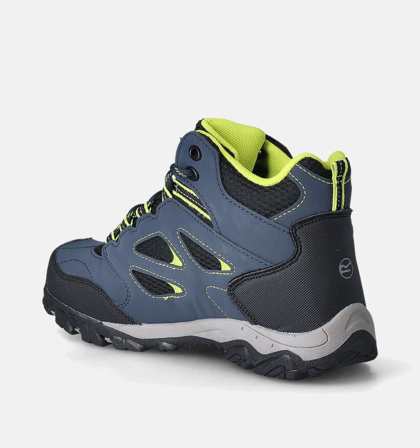 Regatta Holcombe Mid Jnr Blauwe Wandelschoenen voor jongens (361299) - geschikt voor steunzolen