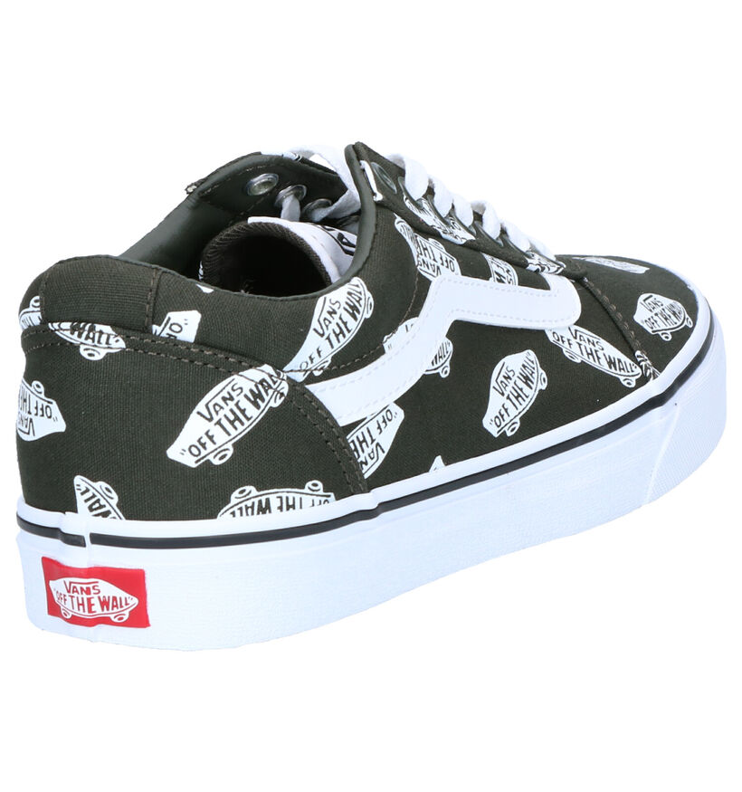 Vans Ward Baskets de skate en Noir pour hommes (337028)