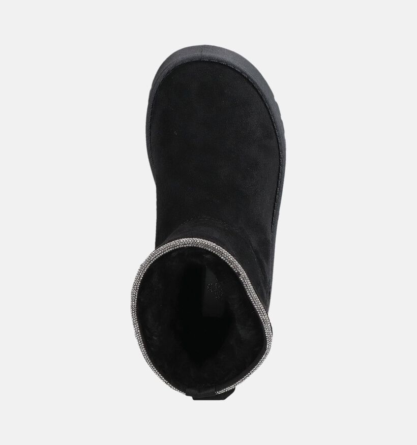 Asso Bottes courtes en Noir pour filles (379041) - pour semelles orthop&eacute;diques
