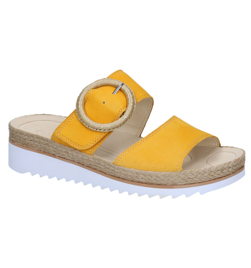 Gabor Best Fitting Blauwe Muiltjes in daim (288061)