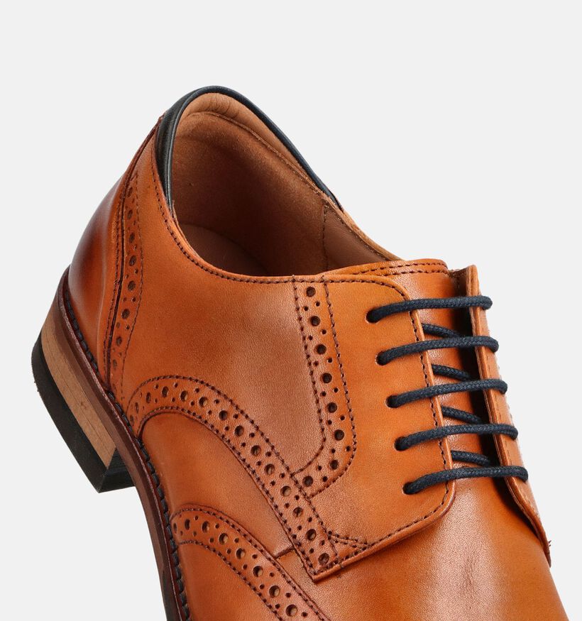 Clarks Craft Arlo Limit Cognac Veterschoenen voor heren (373332)