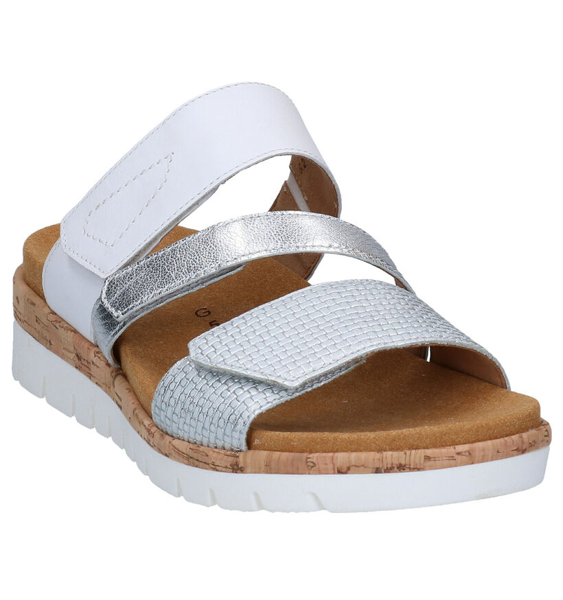 Gabor Comfort Zilveren Sandalen in leer (287783)