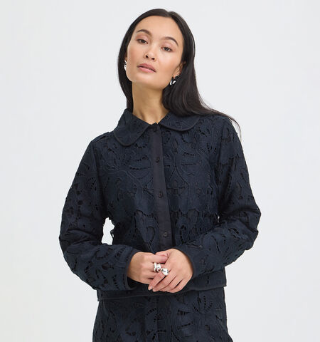 Fransa Blouses Blauw