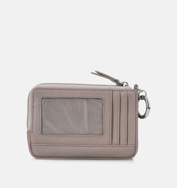 Euro-Leather Portemonnees Zwart/Cognac/Taupe
