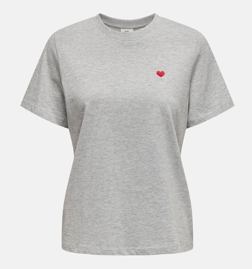 JDY Pisa Grijze T-shirt voor dames (367904)