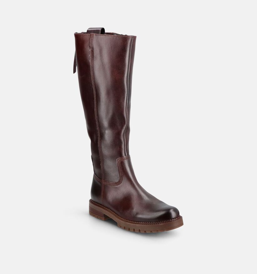 Gabor Donkerbordeaux Lange Laarzen voor dames (380068)