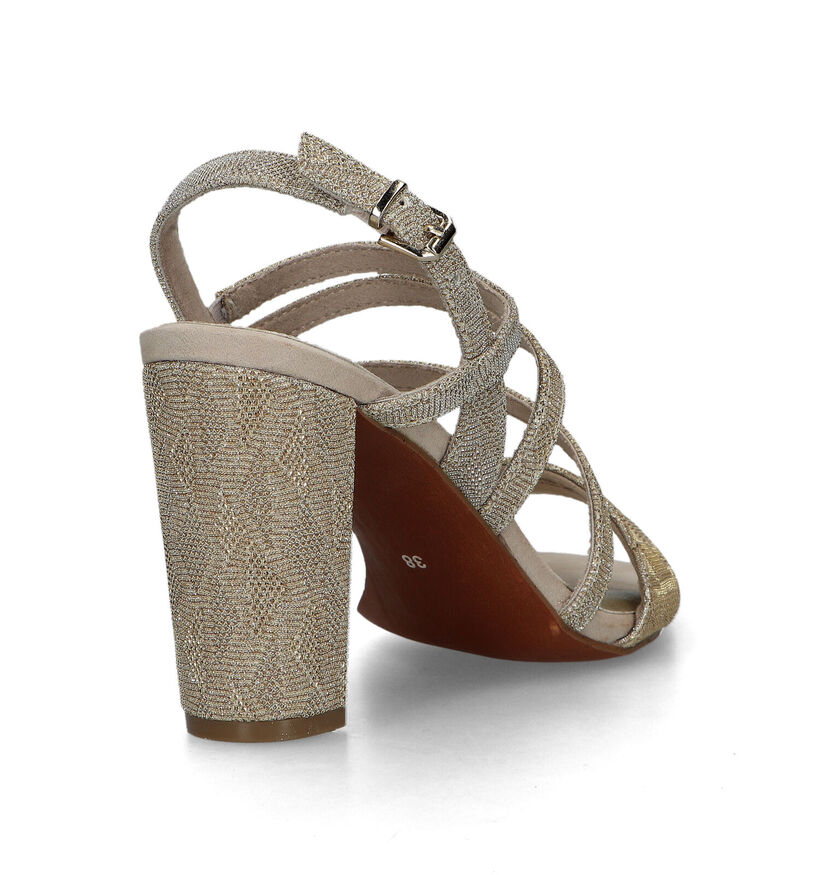 Marco Tozzi Gouden Sandalen voor dames (326401)