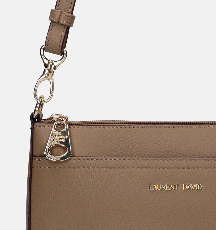 Laurent David Nos 006 Taupe Crossbody Tas voor dames (337088)