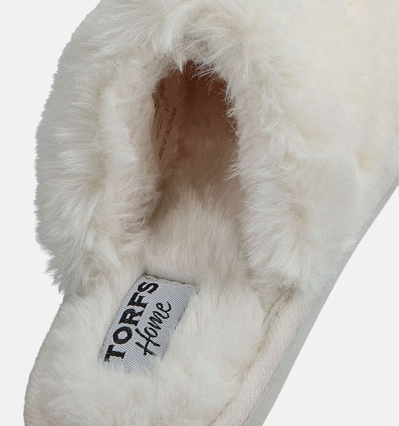 Torfs Home Fluffy Witte Pantoffels voor meisjes, jongens (365530)