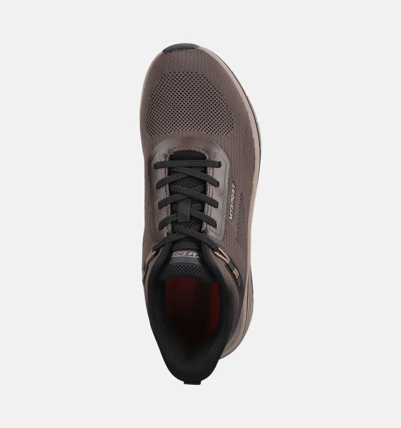 Marco Tozzi Donkerbruine Sneakers voor heren (377516) - geschikt voor steunzolen