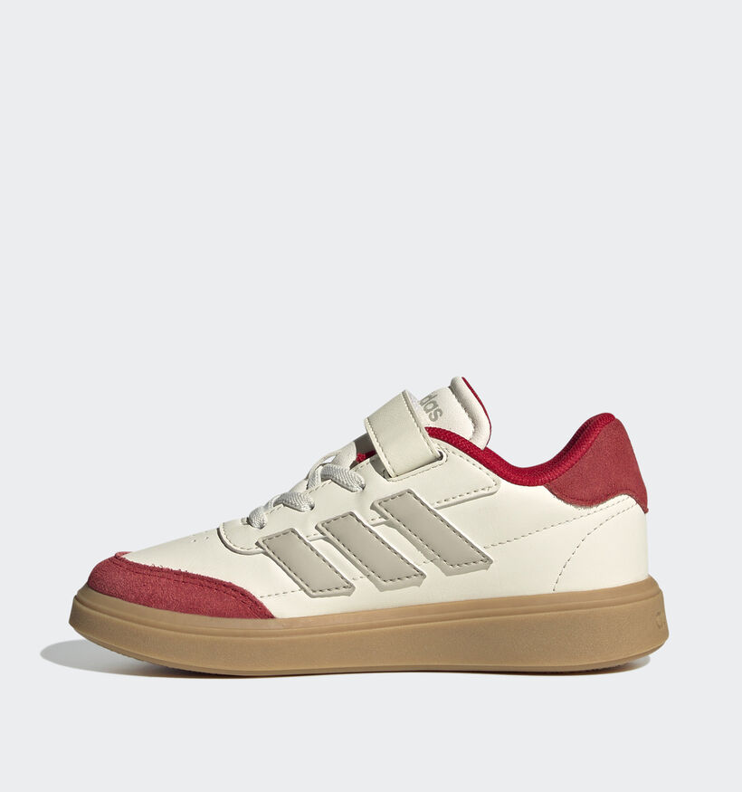 adidas Courtblock EL C Ecru Sneakers voor jongens, meisjes (357493) - geschikt voor steunzolen