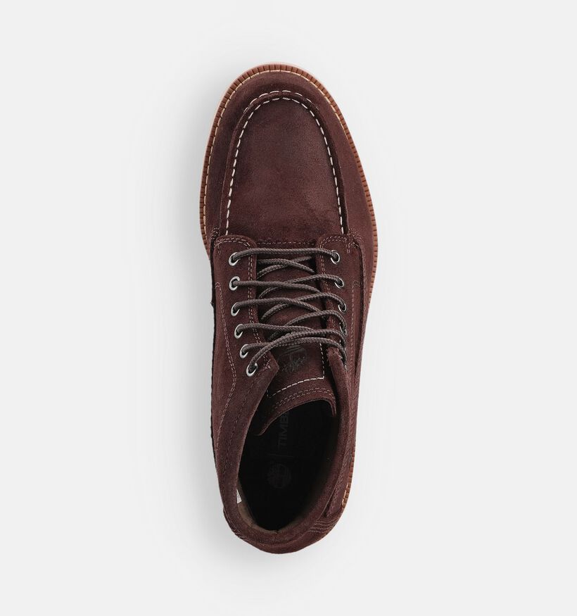 Timberland Britton Mills Donkerbruine Veterboots voor heren (360564) - geschikt voor steunzolen