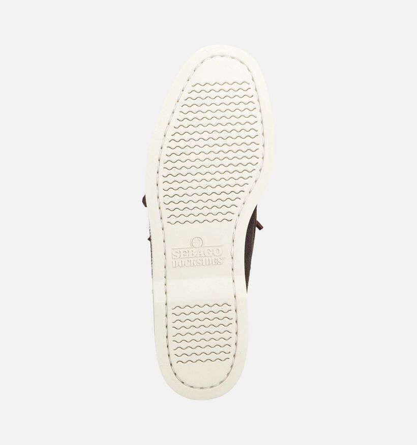 Sebago Dockside Portland Flesh Out Donkerbruine Bootschoenen voor heren (377069)