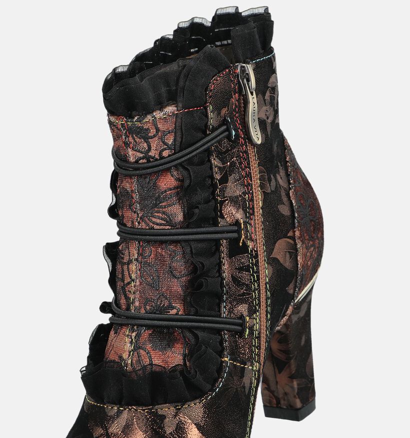 Laura Vita Alcbaneo Bottines en Marron pour femmes (381114)
