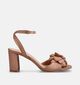 Laurent David Lichtbruine Sandalen met Blokhak voor dames (373563)