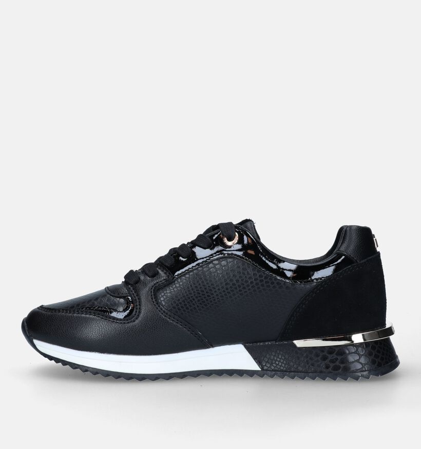 Mexx Fleur Zwarte Sneakers voor dames (328110) - geschikt voor steunzolen
