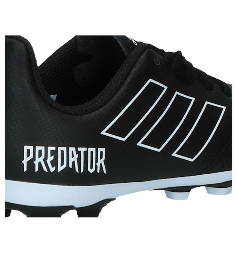 adidas Predator Zwarte Voetbalschoenen met Noppen in imitatieleer (235100)