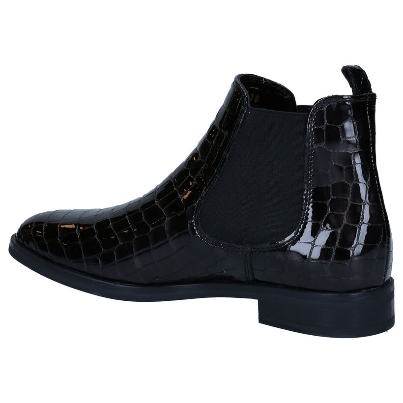 Hampton Bays Chelsea Boots en Noir en verni (277835)