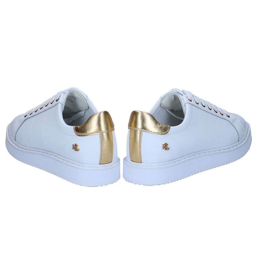 Lauren Ralph Lauren Angeline Baskets en Blanc en cuir (278179)