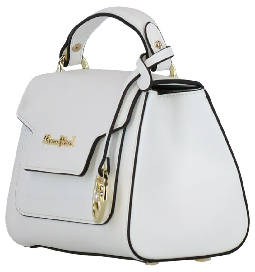 Kisses of Pearl Paula Sac à Main en Blanc en simili cuir (273752)